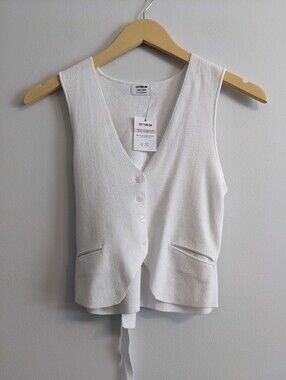 NWT Cotton On Knit Vest Top | White | XXS